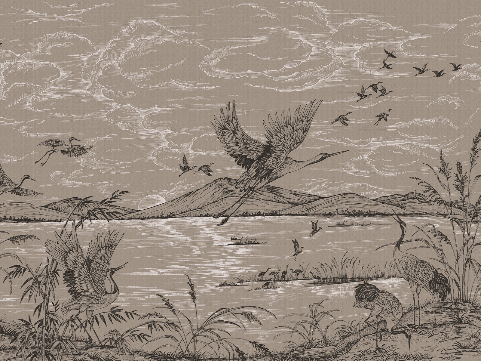 Coordonné Forbidden City Heron´s Poetry - B00157