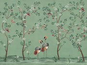 Coordonné Forbidden City Crowned Crane - B00161