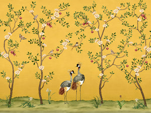 Coordonné Forbidden City Crowned Crane - B00162