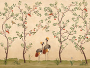 Coordonné Forbidden City Crowned Crane - B00164