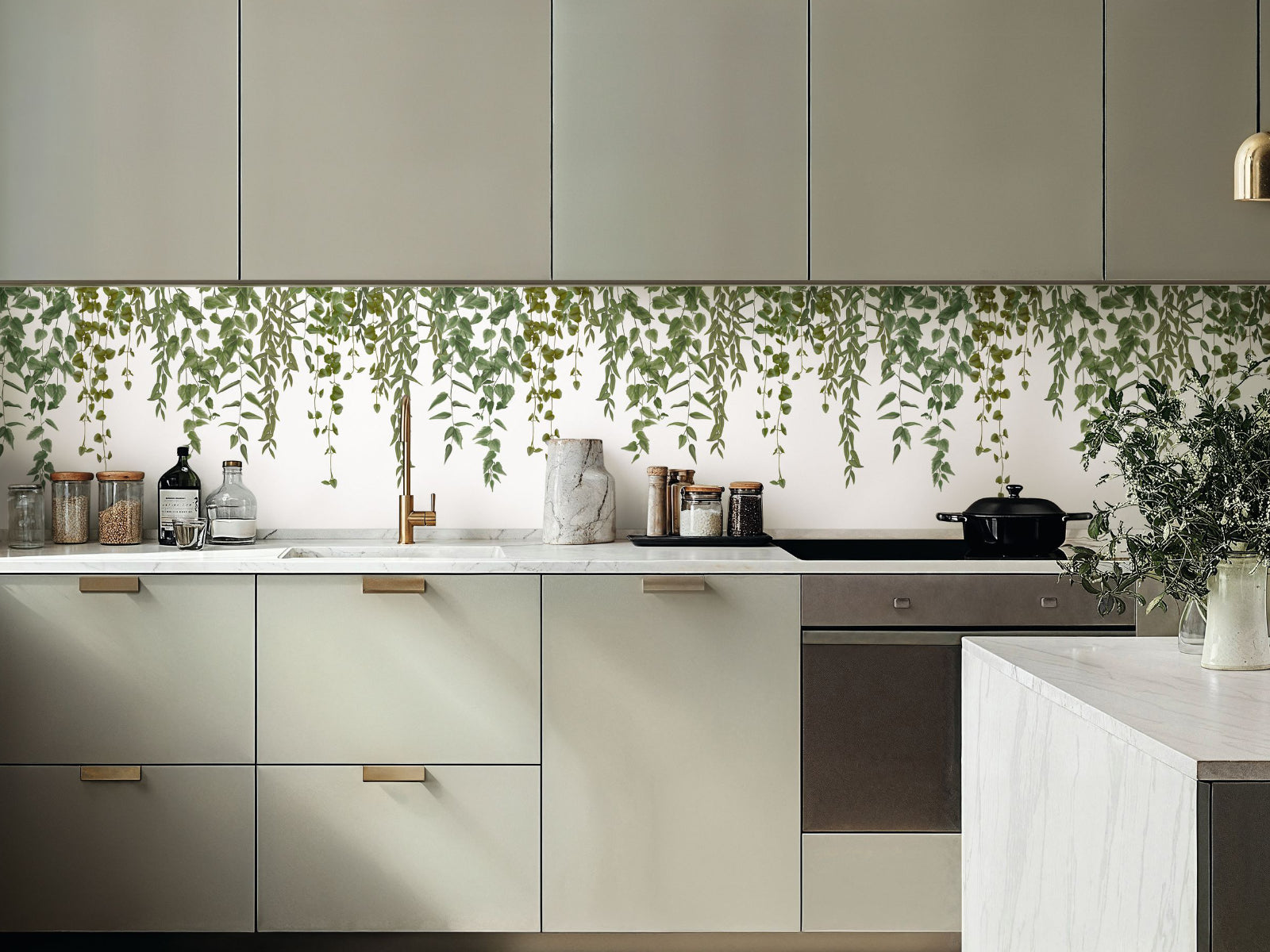 Caselio Kitchen Box Green Waterfalls - 106950723