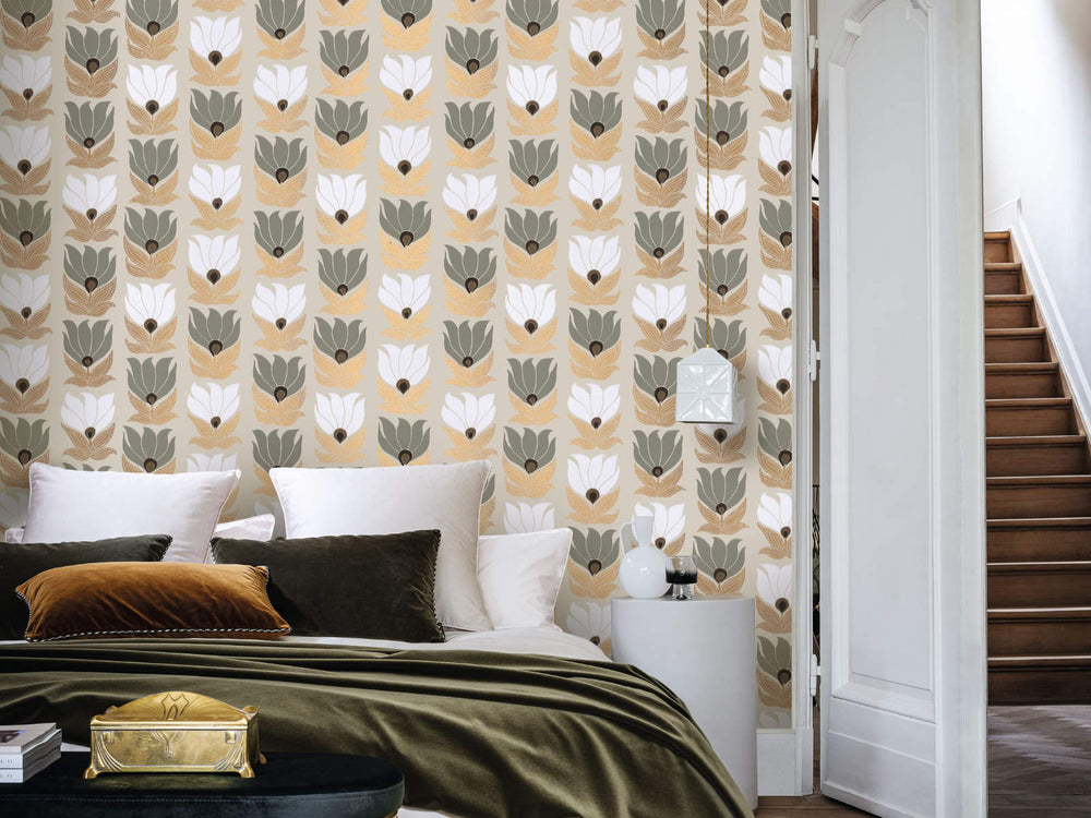 Casamance Square Jasmin Dauphine - 75690712