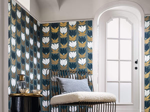 Casamance Square Jasmin Dauphine - 75690814