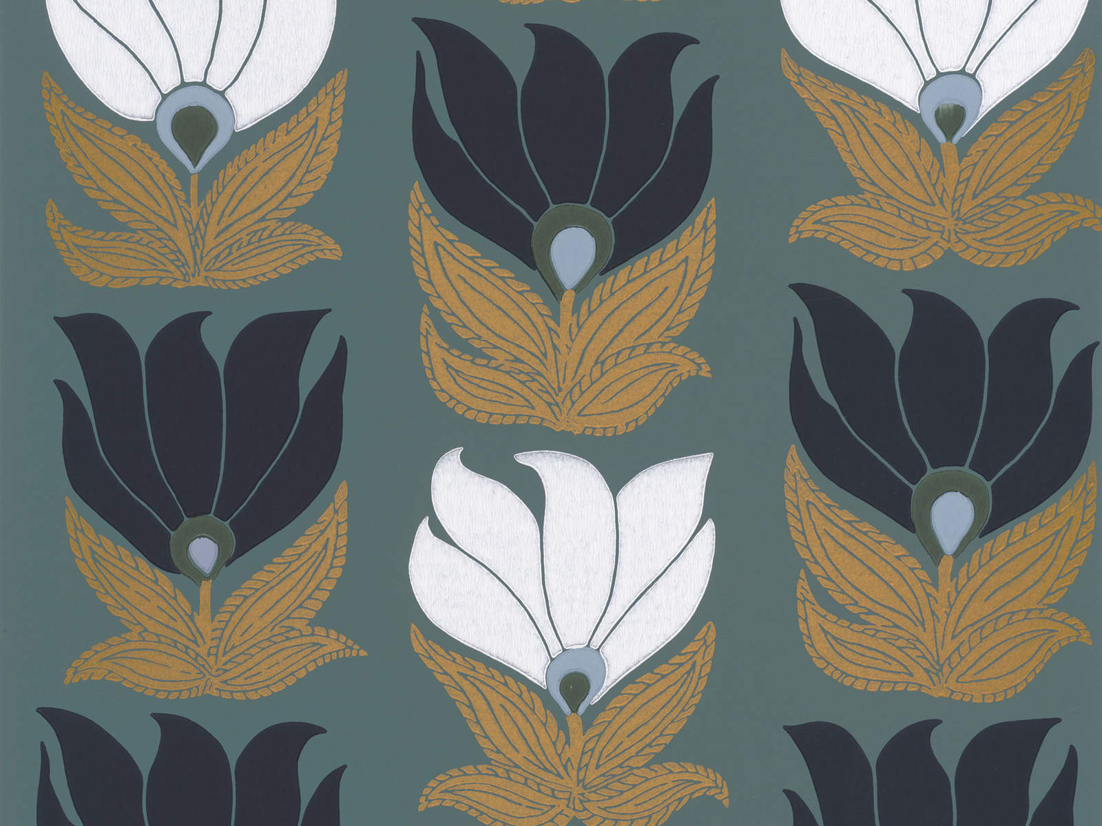 Casamance Square Jasmin Dauphine - 75690814