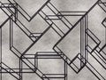 Coordonné Random Metallics L Geometric - 9600401