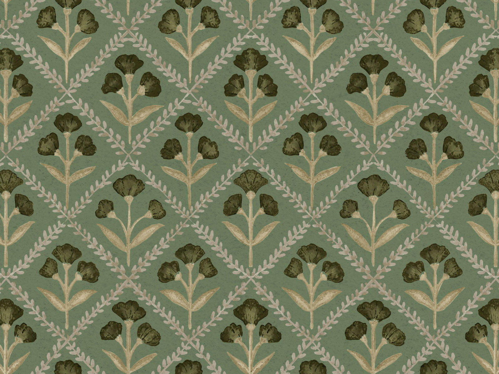 Coordonné Victorian Poppy - B00318