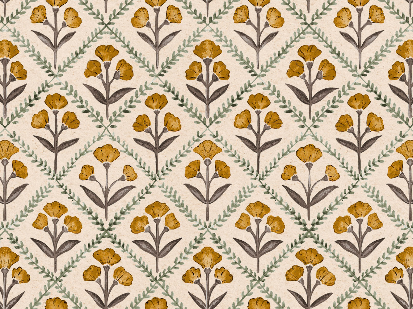 Coordonné Victorian Poppy - B00319