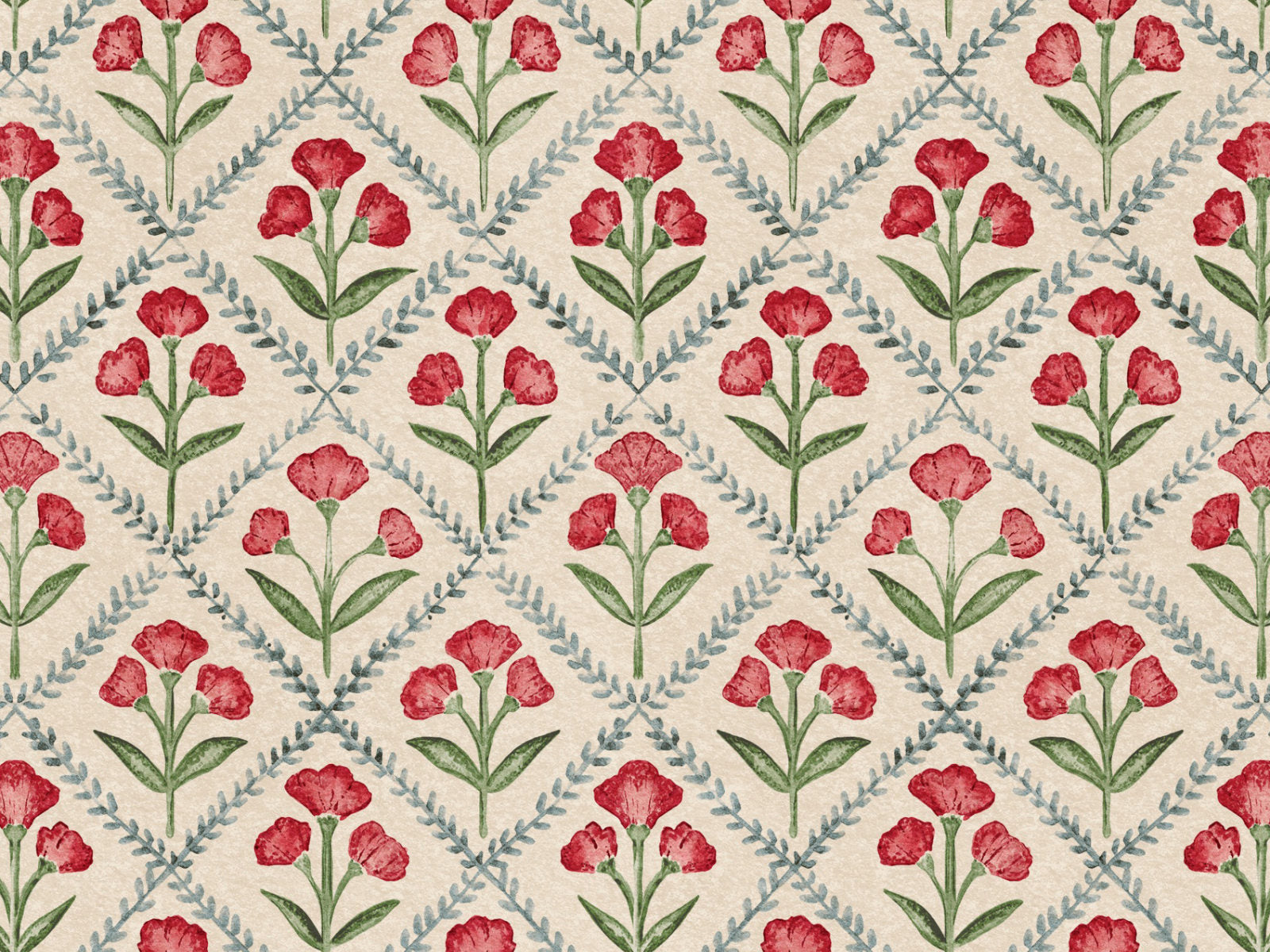 Coordonné Victorian Poppy - B00321