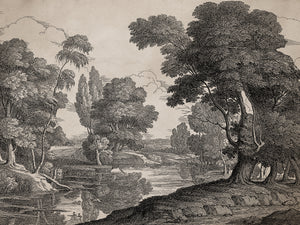 Coordonné Victorian Engraving - B00367