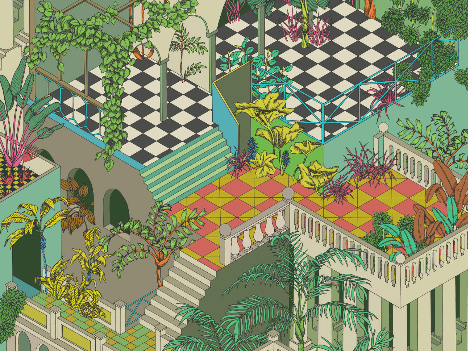 Cole & Son The Contemporary Collection Miami - 105/4017