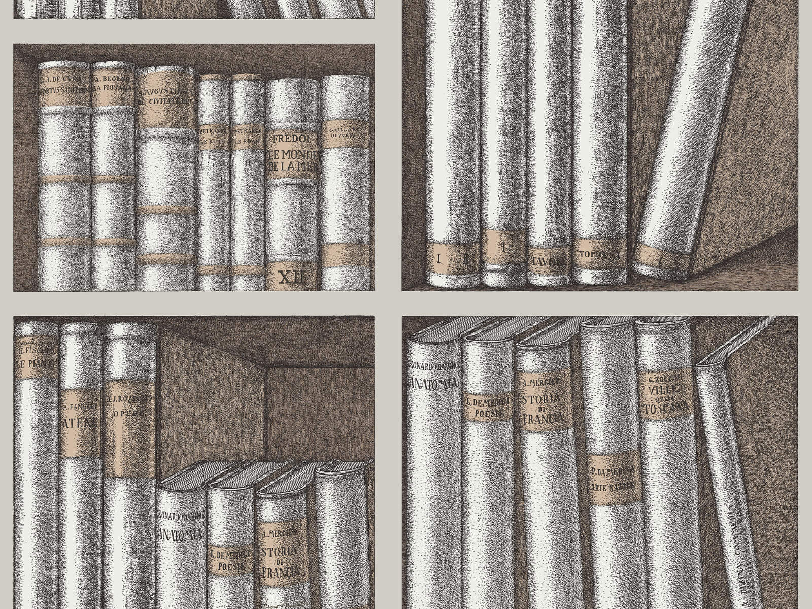 Cole & Son Fornasetti Senza Tempo Ex Libris - 114/15029