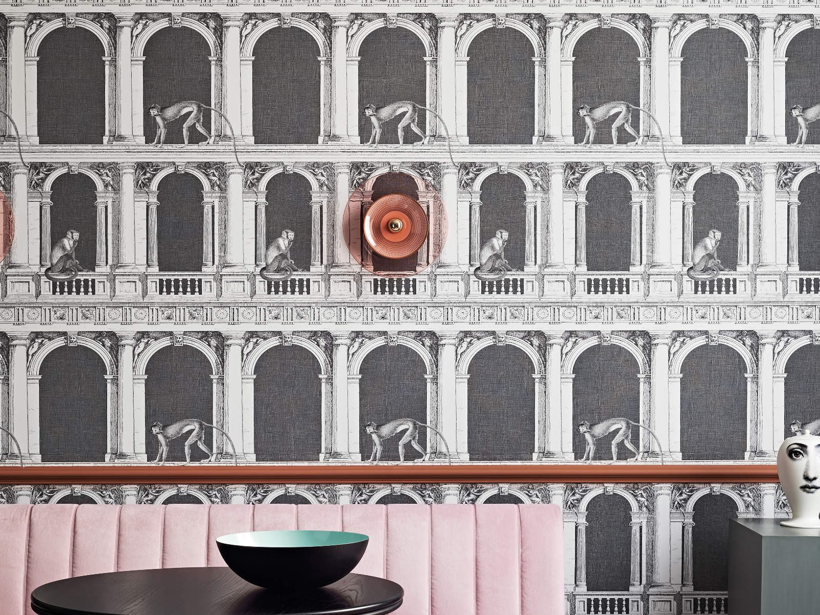 Cole & Son Fornasetti Senza Tempo Procuratie E Scimmie - 114/21041