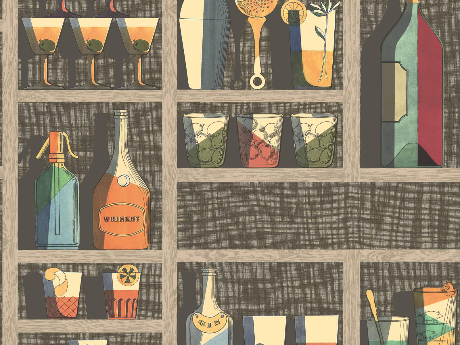 Cole & Son Fornasetti Senza Tempo Cocktails - 114/23043