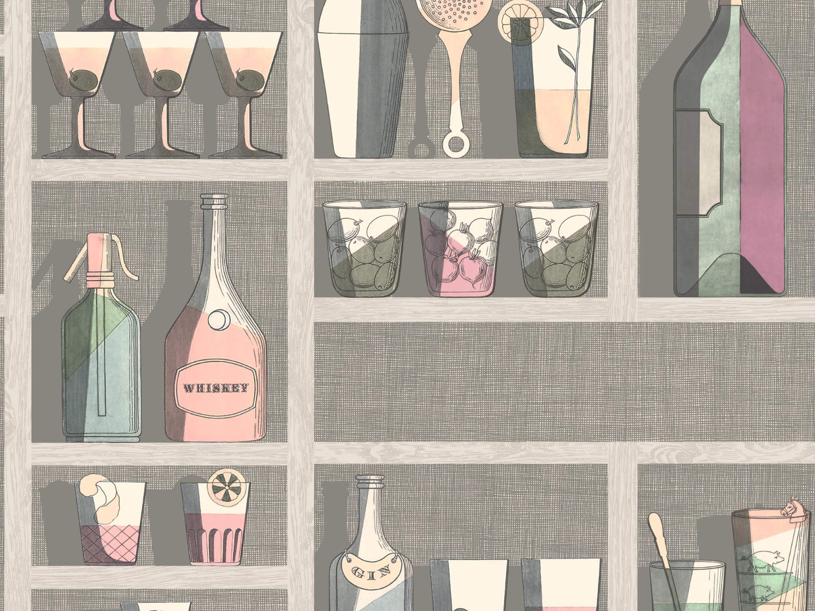 Cole & Son Fornasetti Senza Tempo Cocktails - 114/23044