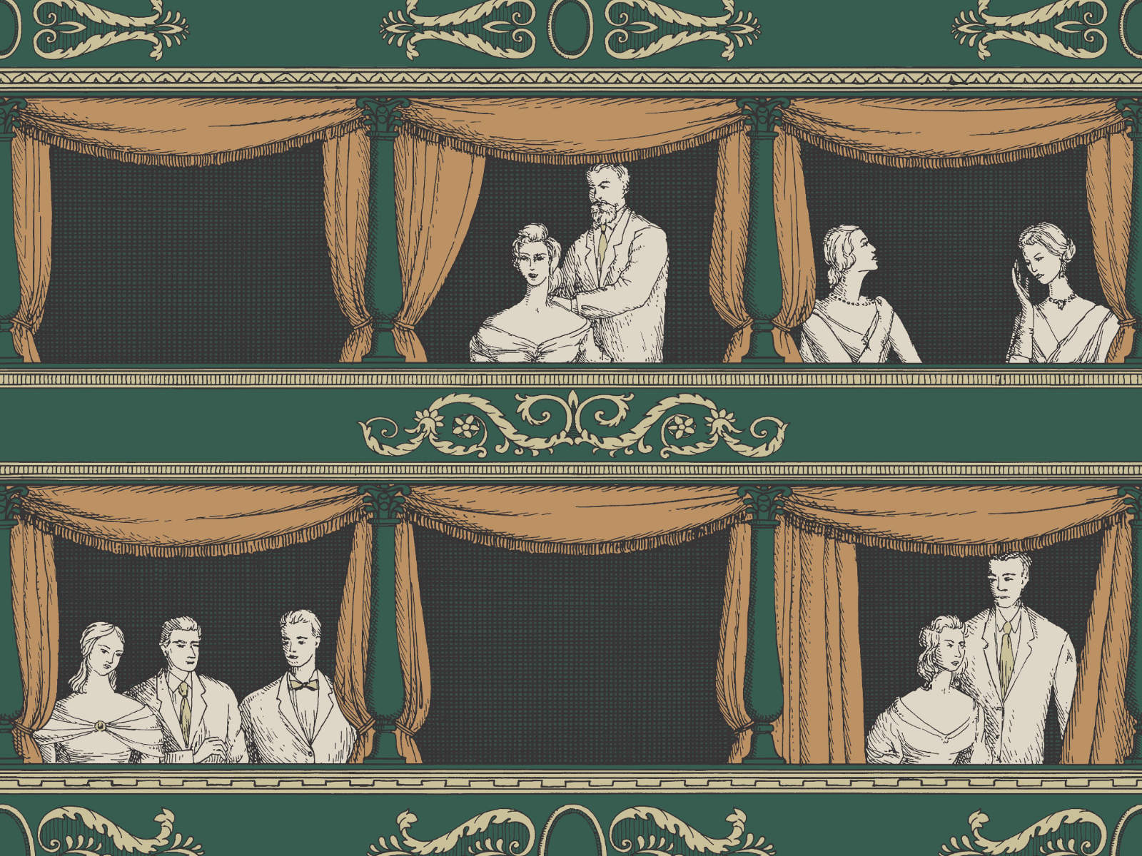 Cole & Son Fornasetti Senza Tempo Teatro - 114/4009