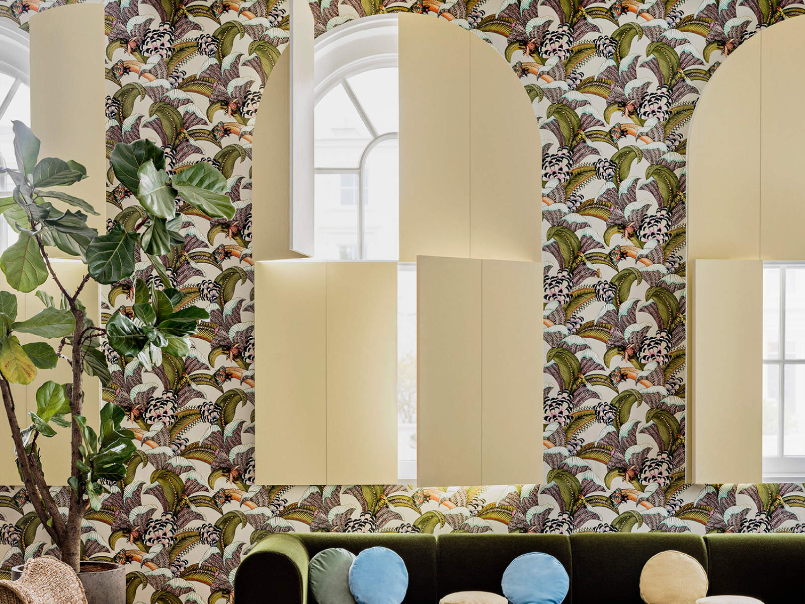 Cole & Son Ardmore Jabula Hoopoe Leaves - 119/1001