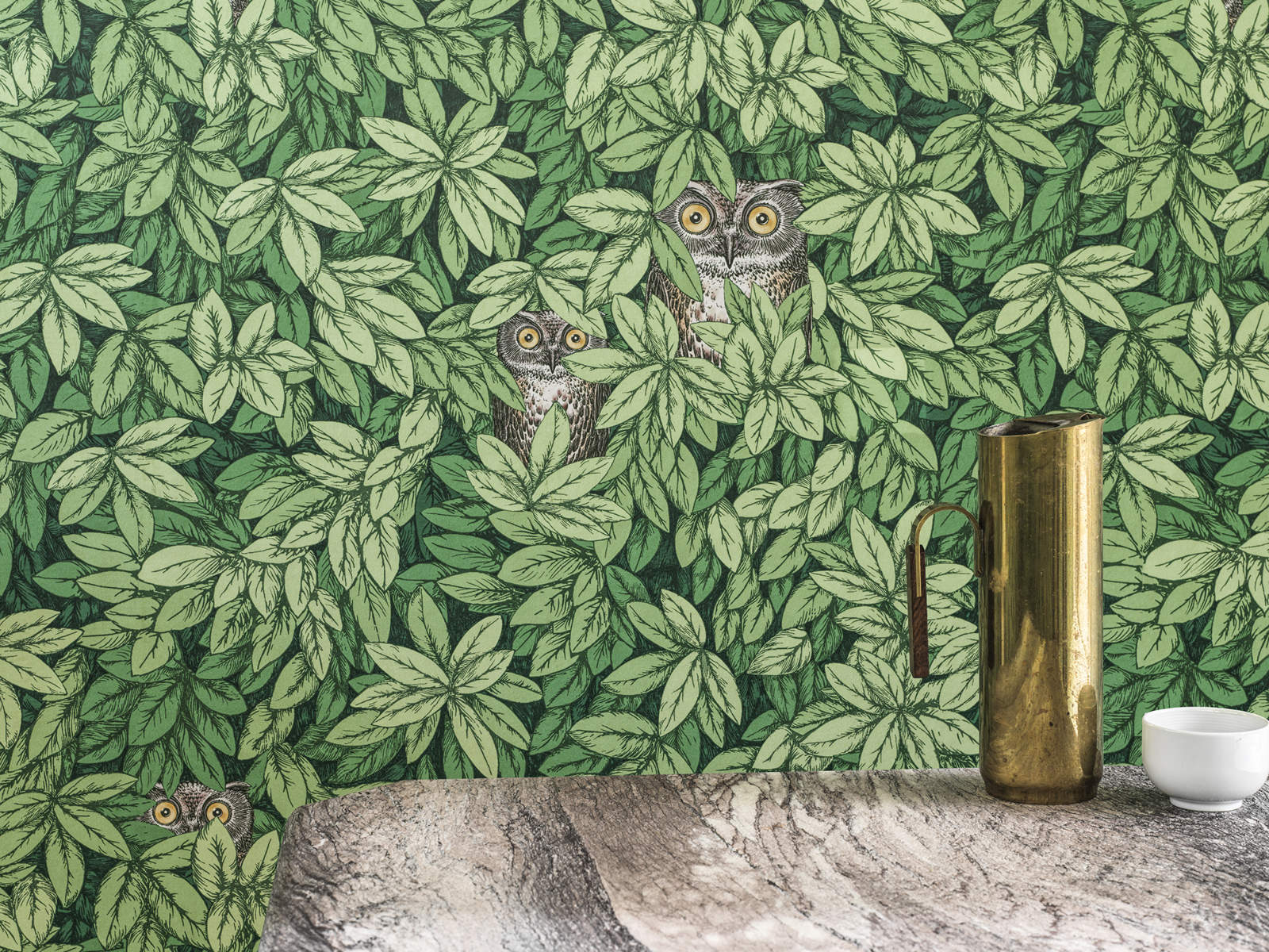 Cole & Son Fornasetti Senza Tempo II - Foglie e Civette - 123/11054