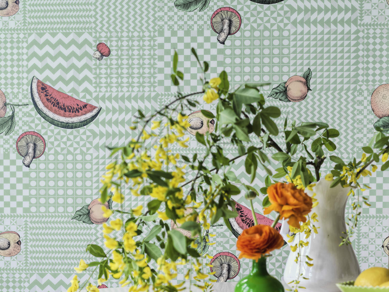 Cole & Son Fornasetti Senza Tempo II - Frutta e Geometrico - 123/6029