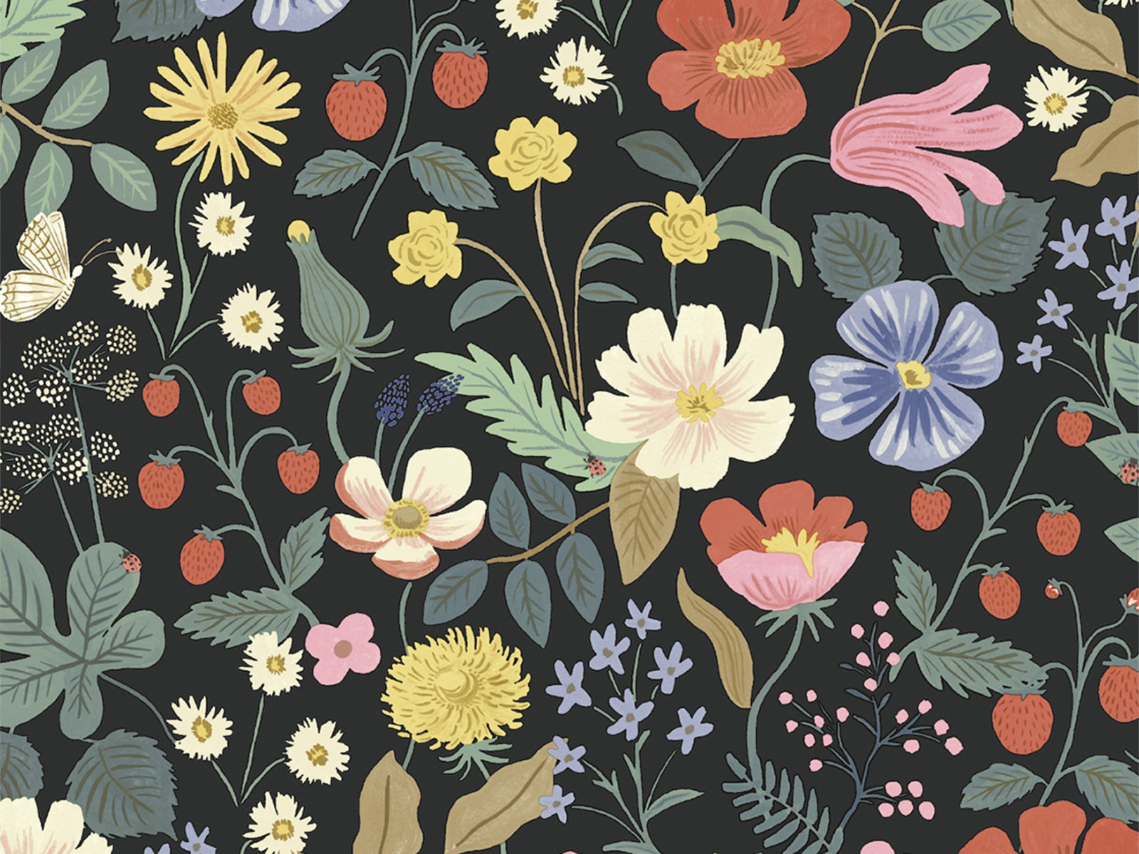 Eijffinger Rifle Paper Co. Strawberry Fields - 7355