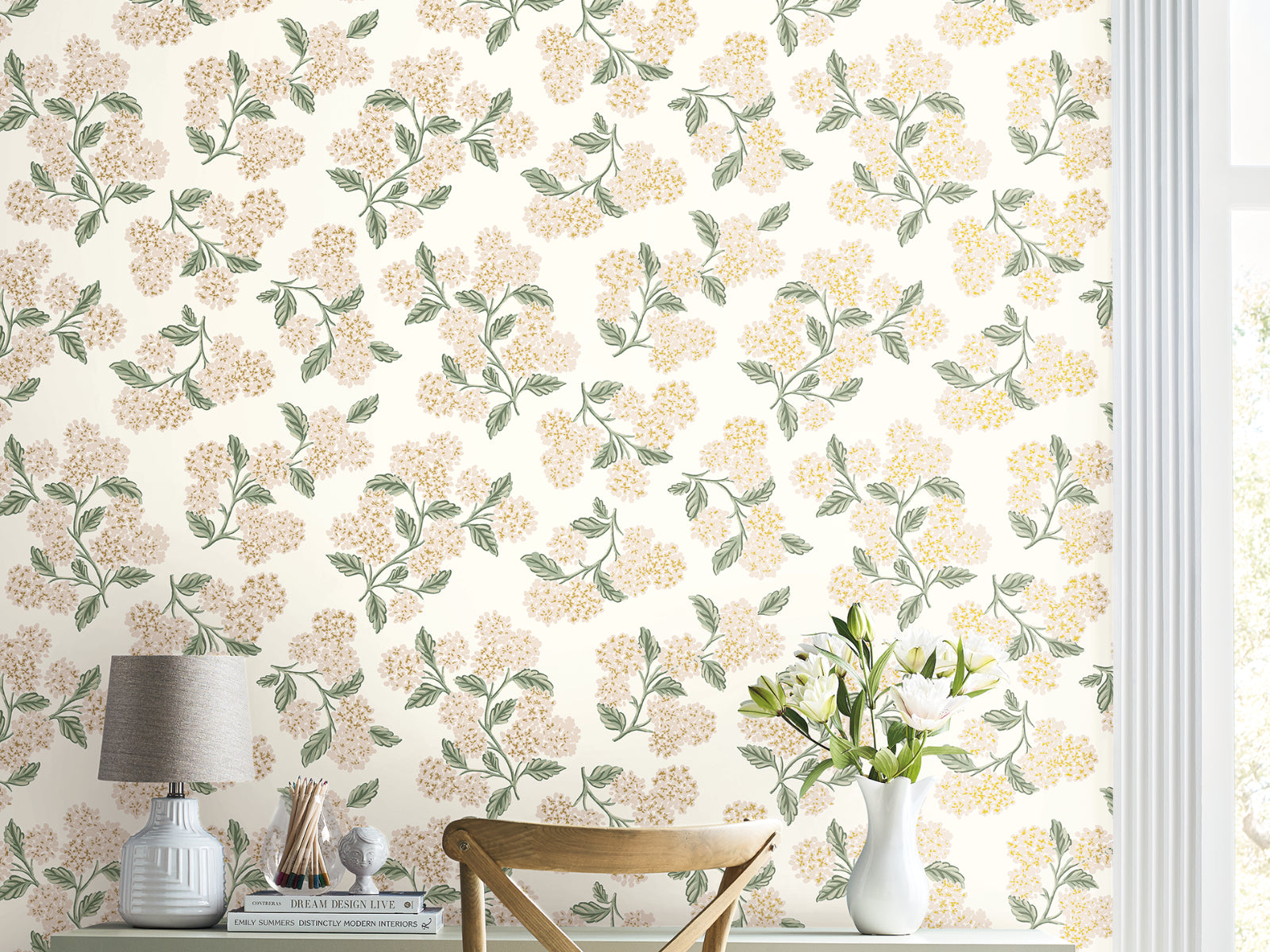 Eijffinger Rifle Paper Co. Hydrangea - 7393