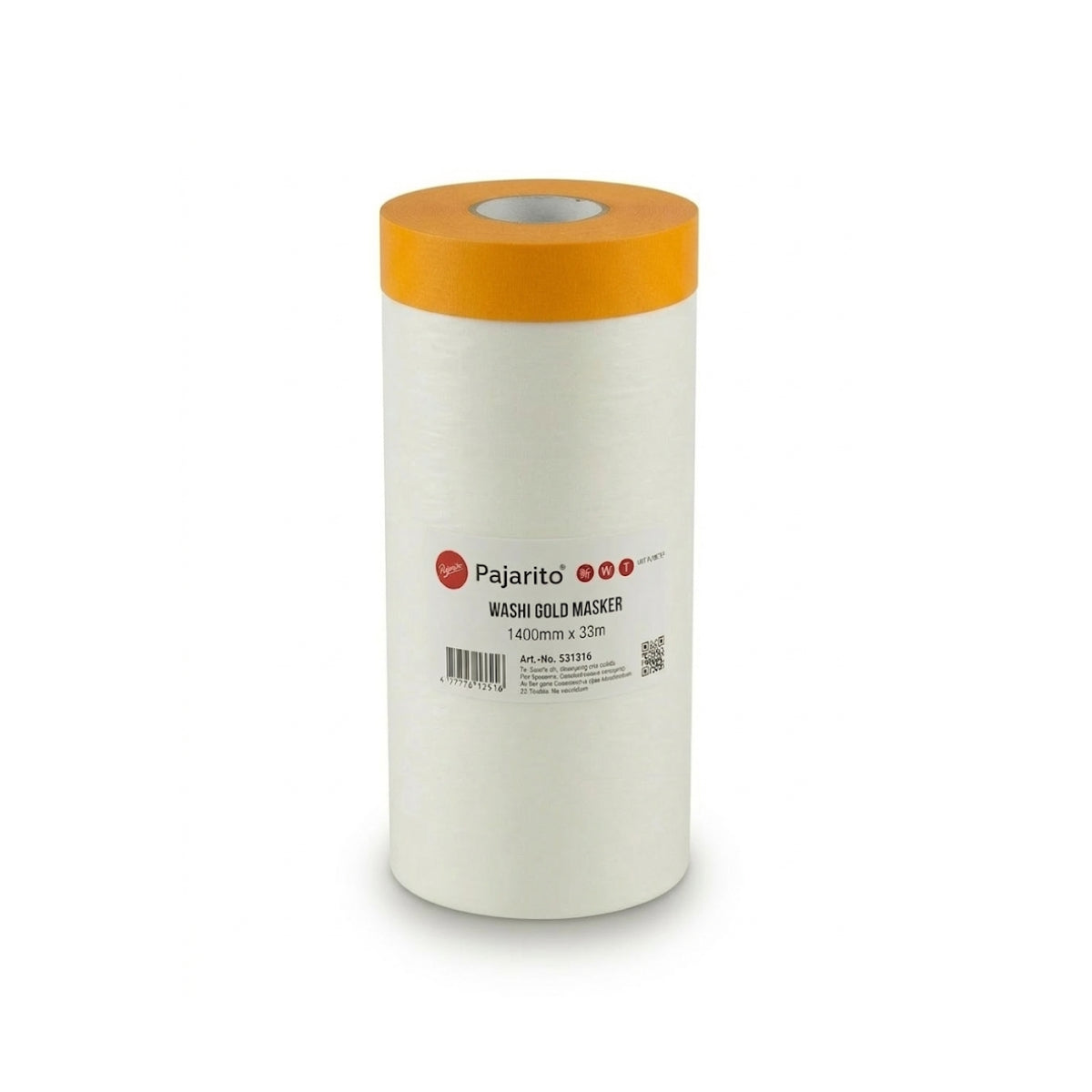 Pajarito Washi Gold Maskeerfolie - 1400 mm x 33 m