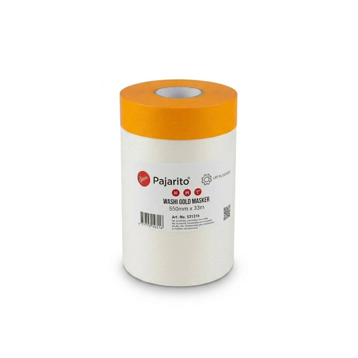 Pajarito Washi Gold Maskeerfolie - 550 mm x 33 m