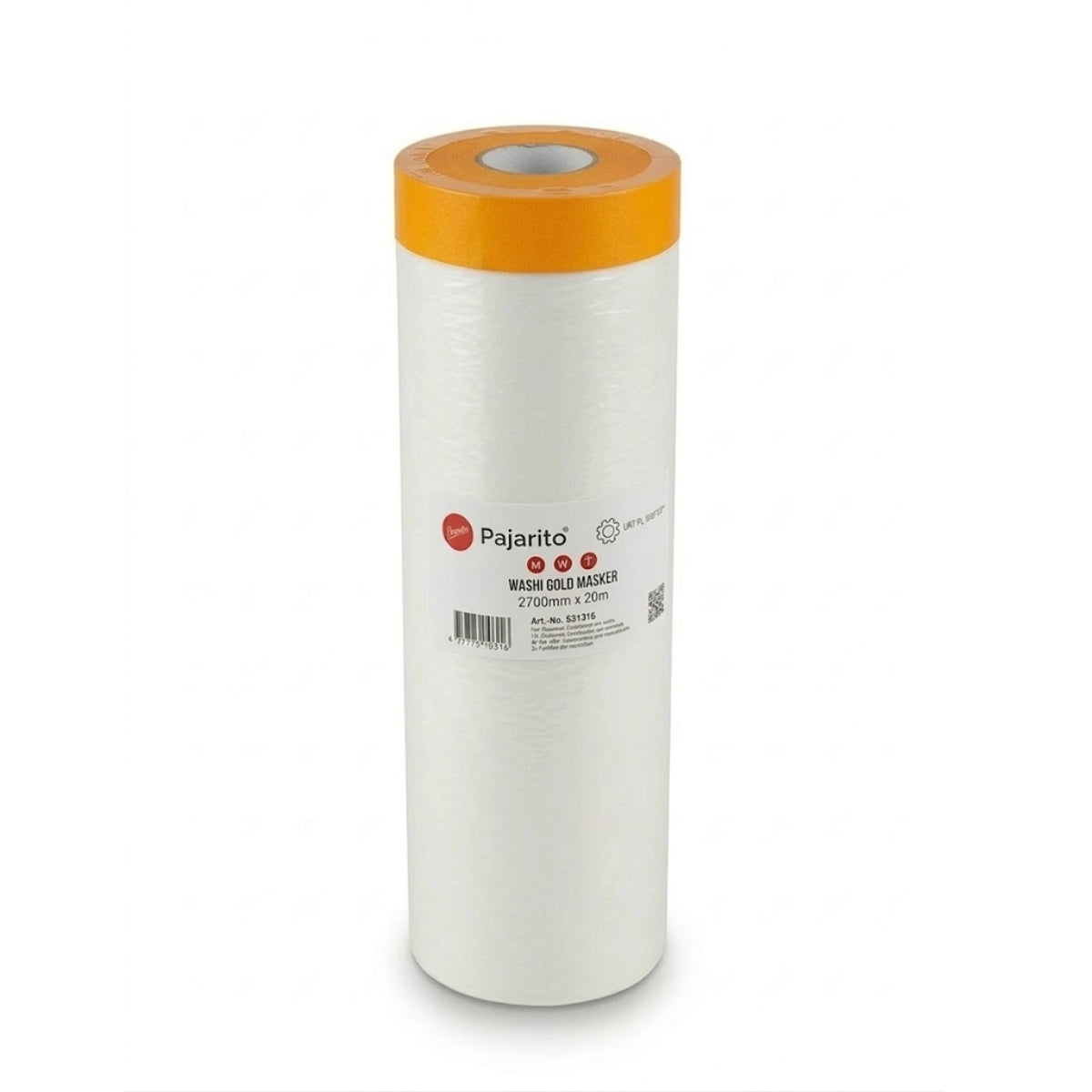 Pajarito Washi Gold Maskeerfolie - 2700 mm x 20 m