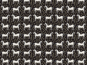 HookedOnWalls Marimekko Vol 06 Musta Tamma - 25170