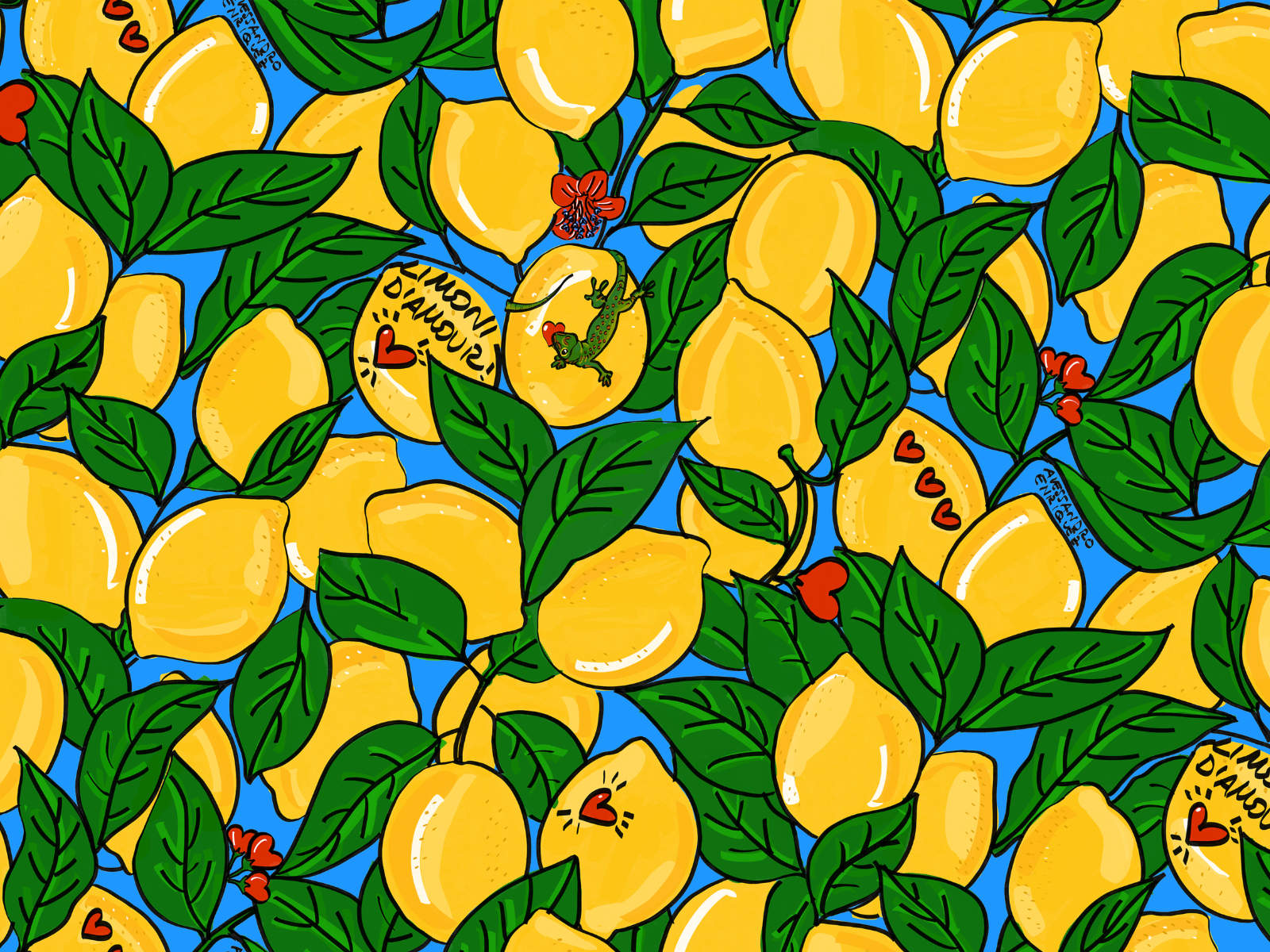 HookedOnWalls Enriquezland Limoni - 25539