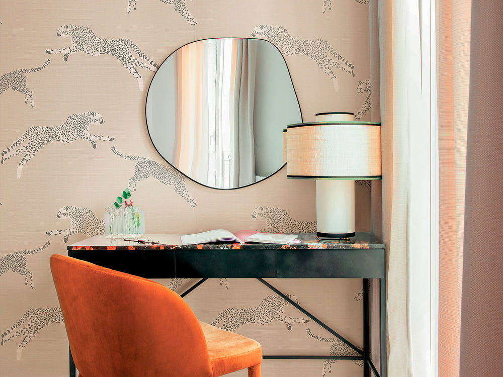 Hookedonwalls Scalamandré Leaping Cheetaj - 26023