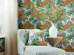 Hookedonwalls Scalamandré Sea Of Trees - 26033