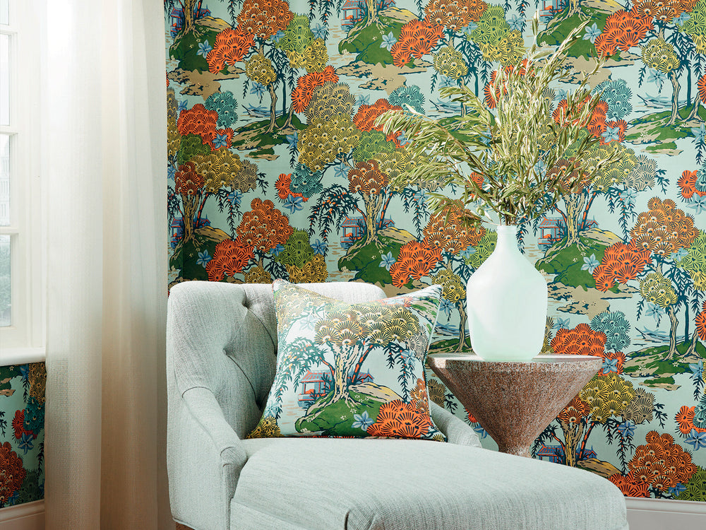 Hookedonwalls Scalamandré Sea Of Trees - 26033