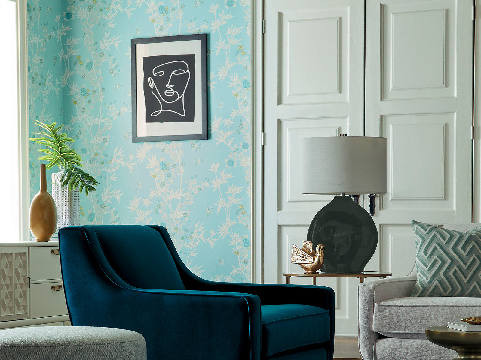Hookedonwalls Scalamandré Jardin De Chine - 26058