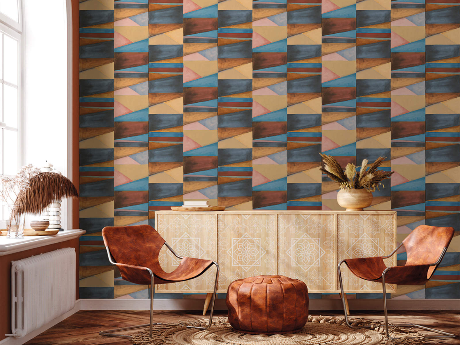 HookedOnWalls Silhouete Color Blocks - 34830