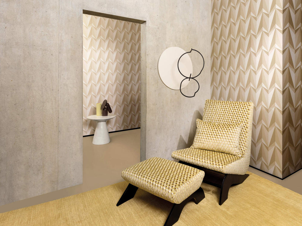 Kirkby Design x Eley Kishimoto Edition II Wallcoverings Origami Rockets - Natural - WK806/07