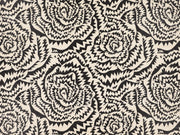 Kirkby Design x Eley Kishimoto Edition II Wallcoverings Jagged Roses - Monochrome - WK821/01