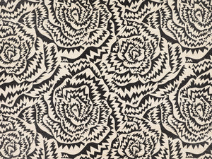 Kirkby Design x Eley Kishimoto Edition II Wallcoverings Jagged Roses - Monochrome - WK821/01
