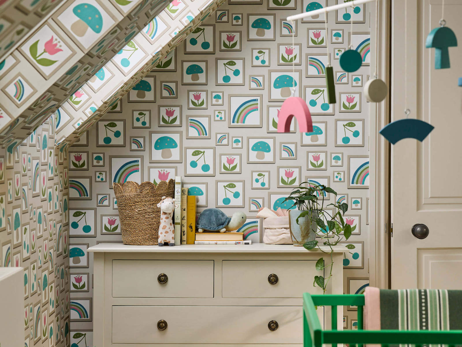 Little Greene Storybook Papers Balance Portland Stone - 0231BAPORTL