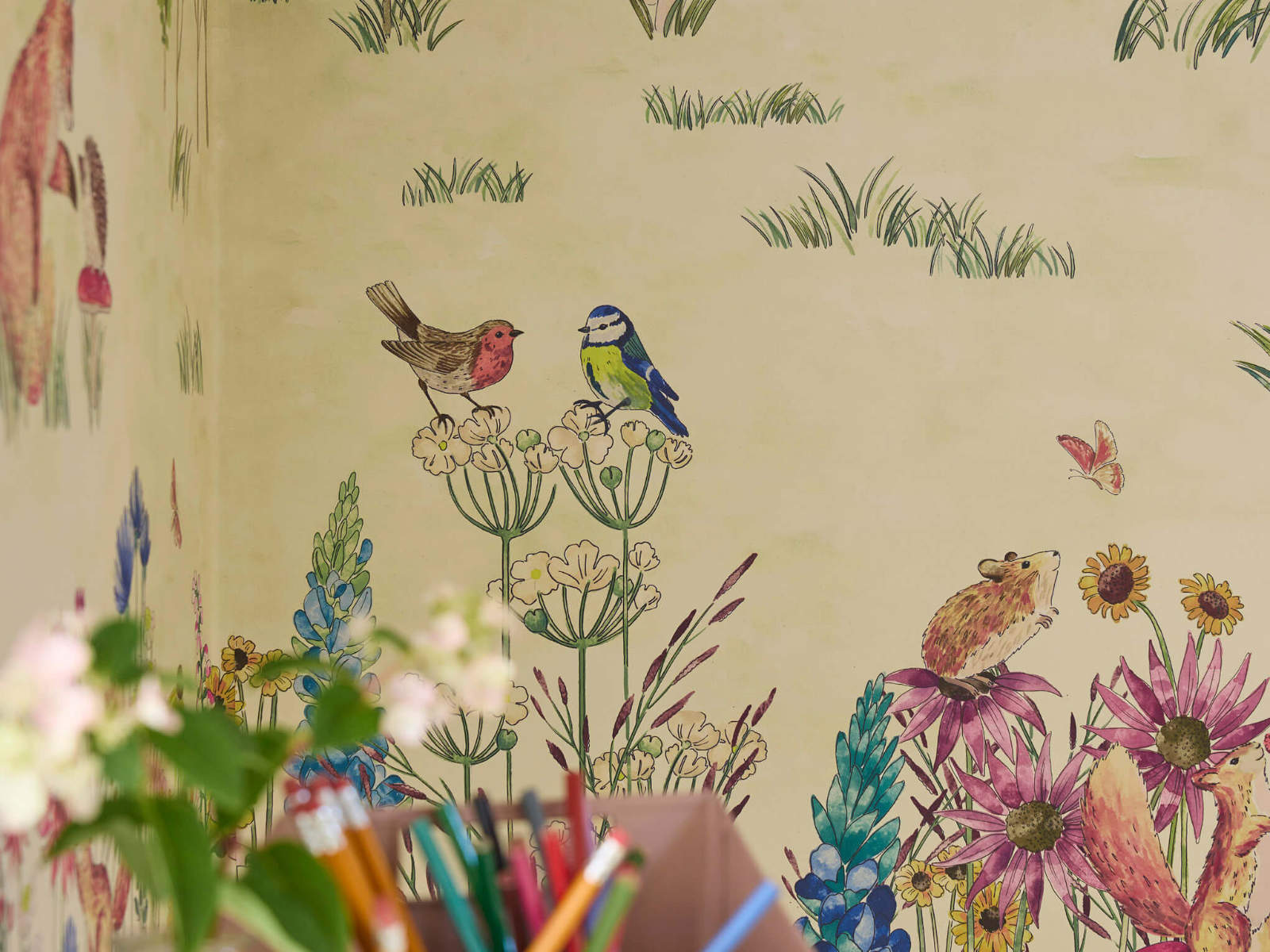 Little Greene Storybook Papers Potter's Woodland Spring - 0231POSPRIN