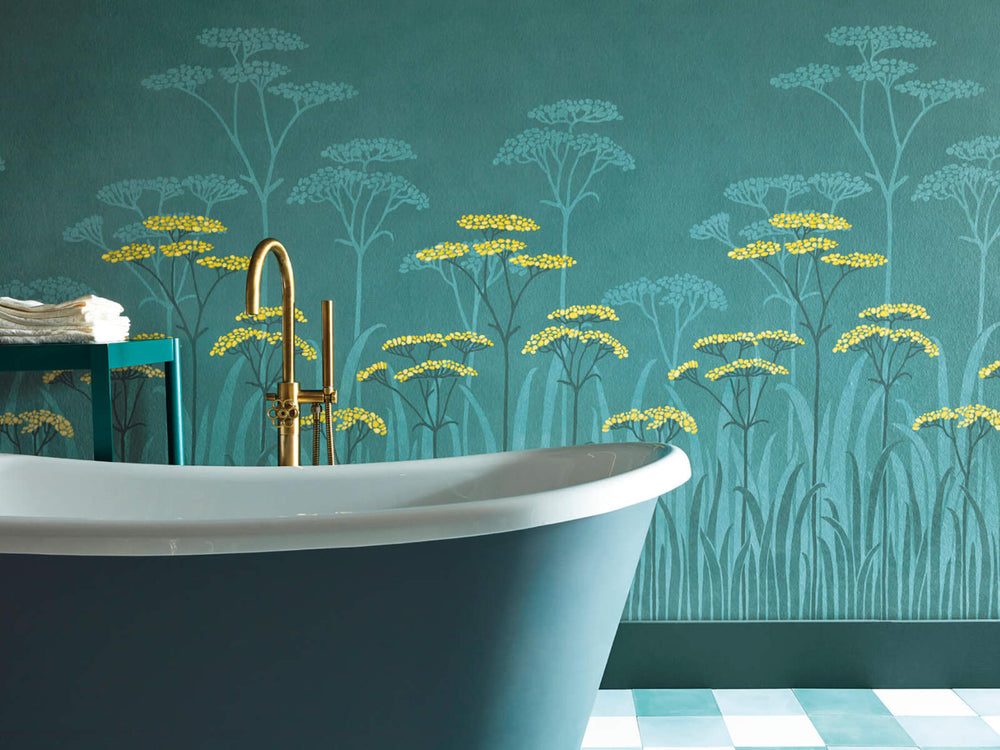 Little Greene Behang National Trust Papers Achillea - Aurora
