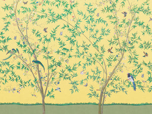 Little Greene Behang National Trust Papers Belton Scenic - Sunbeam