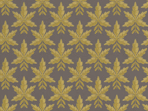 Little Greene Behang National Trust Papers Clutterbuck - Corinthian Gold
