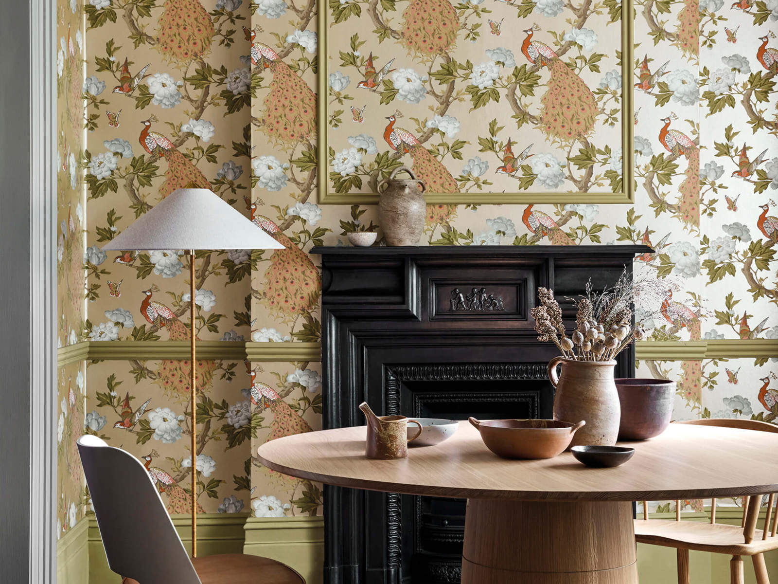 Little Greene Behang National Trust Papers Pavona - Gina