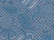 Little Greene Behang National Trust Papers Pomegranate - Blue Scale