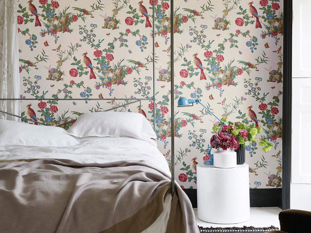 Little Greene Behang Archive Trails Darwin - Serein