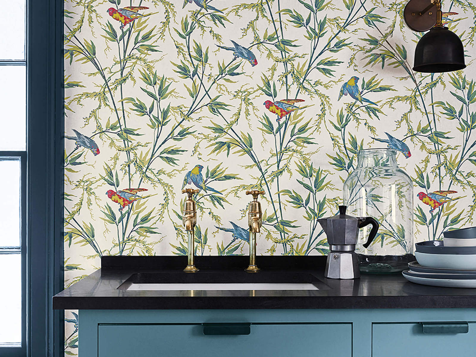 Little Greene Behang London Wallpapers IV Great Ormond Street - Tropical