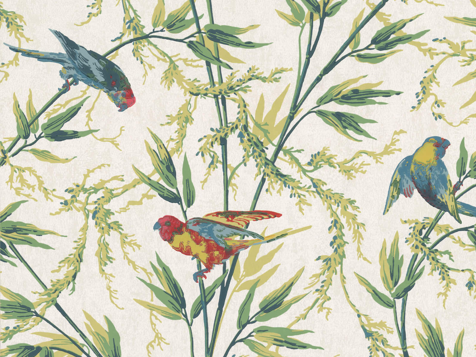 Little Greene Behang London Wallpapers IV Great Ormond Street - Tropical