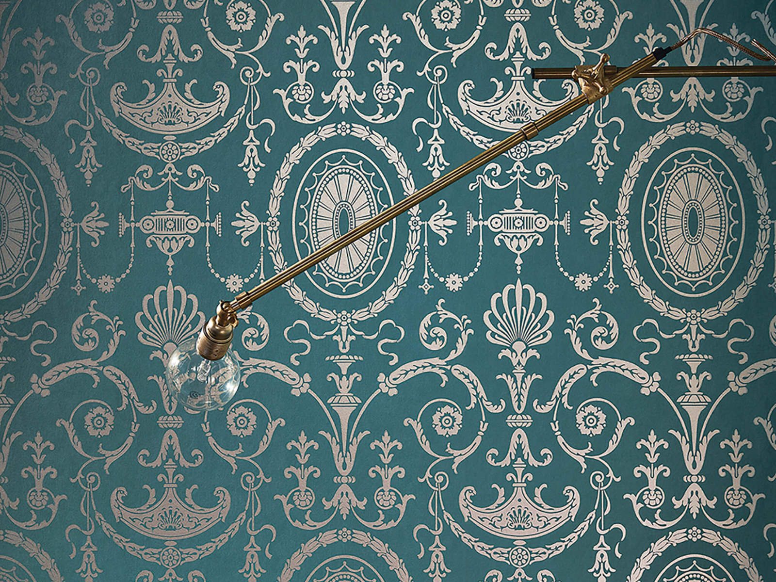 Little Greene Behang London Wallpapers IV Pall Mall - Canton Gold