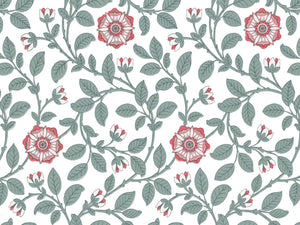 Little Greene Behang London Wallpapers IV Richmond Green - Dorcas