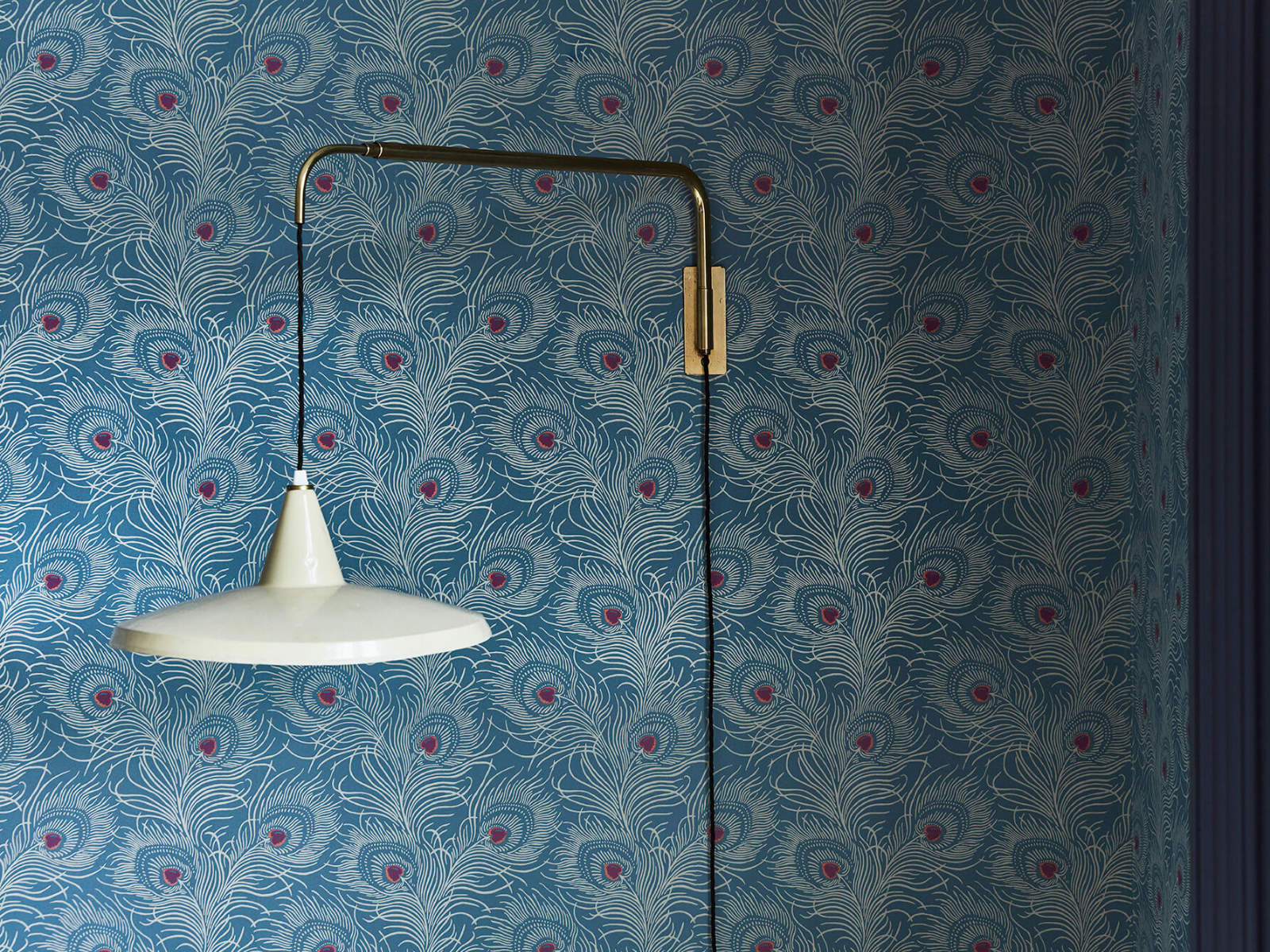 Little Greene Behang London Wallpapers V Carlton House Terrace - Blue Plume